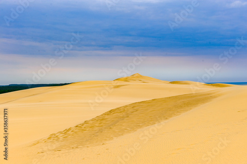 Incredible Dune of Pilat (Grande Dune du Pilat), the tallest sand dune in Europe.