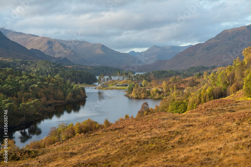Autumnal Glen Affric in the Highlands of Scotland photo