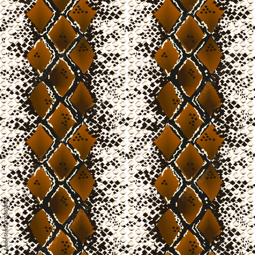 trendy design with snake pattern