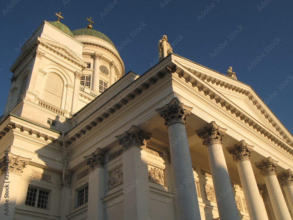 Fototapeta premium Helsinki Cathedral (Finnish: Helsingin tuomiokirkko) - Finnish Evangelical Lutheran cathedral, Helsinki, Finland