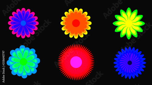Flores para decoración 