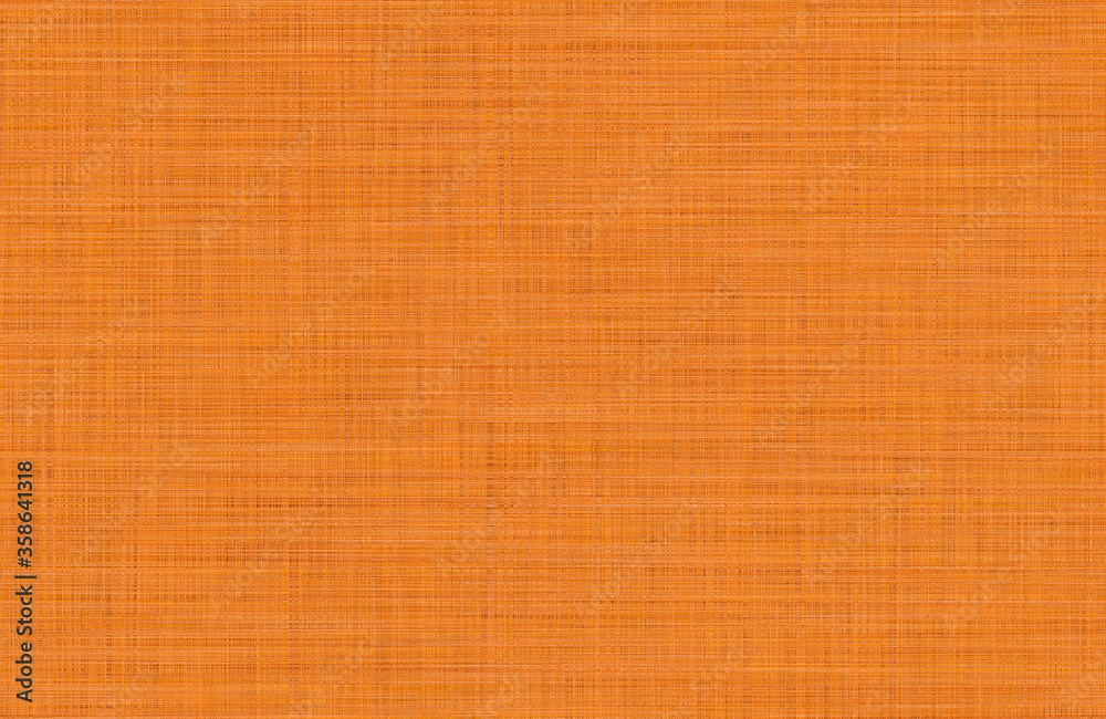 Fototapeta premium Illustrated Orange or Pumpkin Color Linen Texture Background