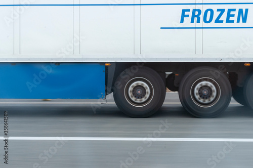 truck on the highway