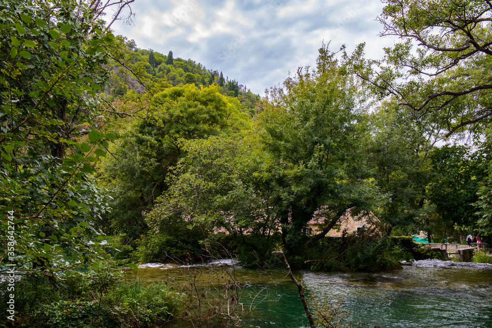 It's Water and nature of the Krka National Park in Croatia It's Water and nature of the Krka National Park in Croatia