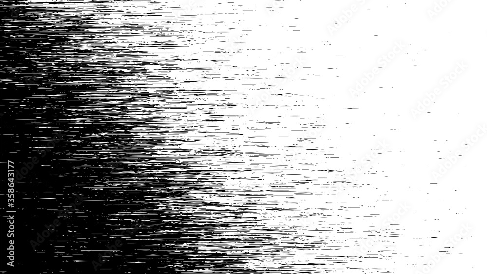 Abstract black and white noise glitch background in high resolution. Noise  overlay. Stock Illustration