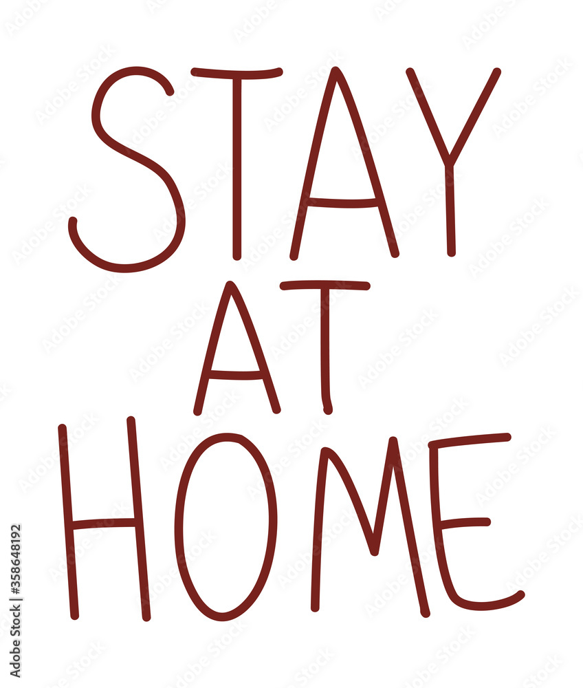 Stay at home text design of Happiness positivity and covid 19 virus theme Vector illustration Stay at home text design of Happiness positivity and covid 19 virus theme Vector illustration