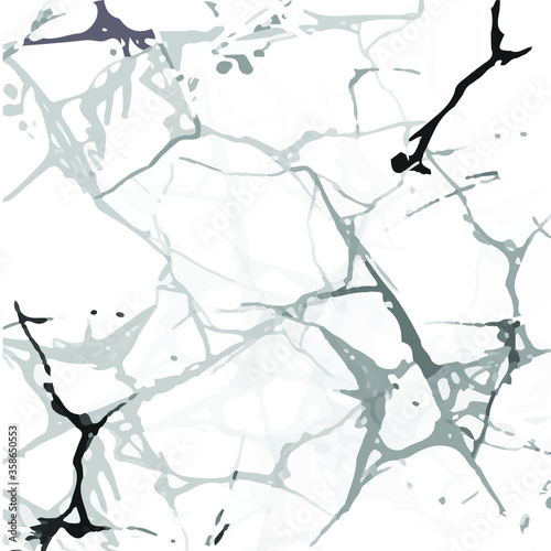 Vector abstract black and white simple pattern for your game or background. Cracked wall