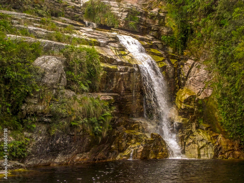 waterfall of monkeys Ibitipoca in Minas Gerais.