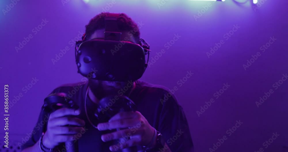 Cyber battle in virtual reality. Video with the effect of grain, noise. Cyber battle in virtual reality. Video with the effect of grain, noise.