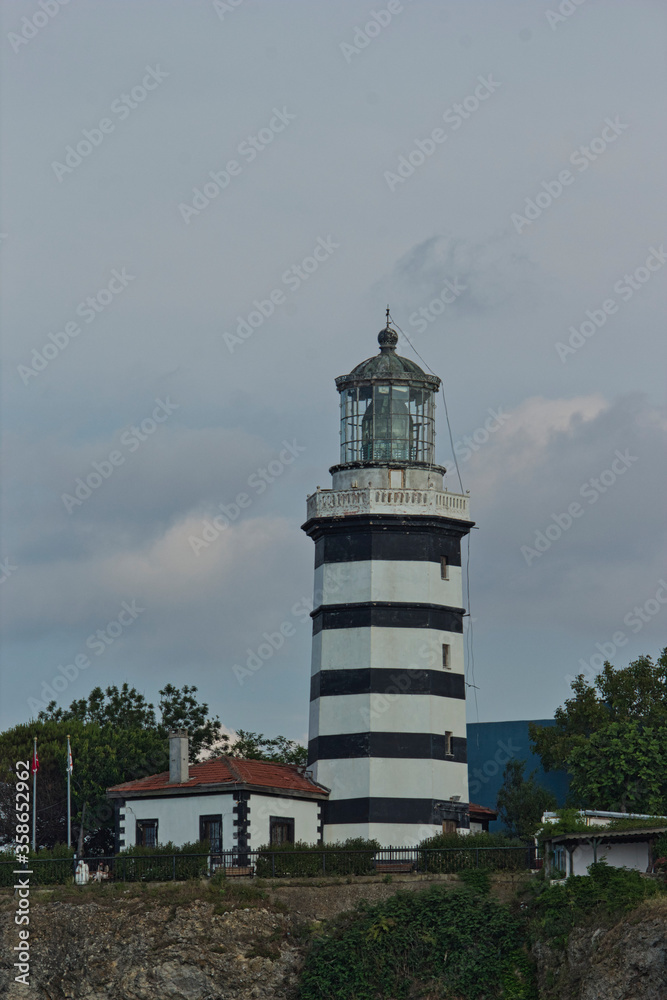 Sile lighthouse on the coast