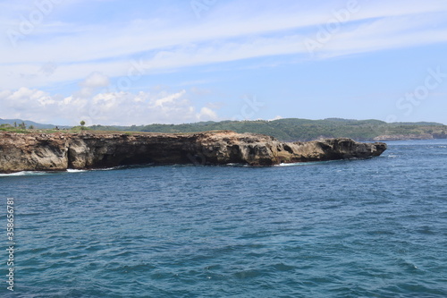 Littoral à Nusa Ceningan, Indonésie	