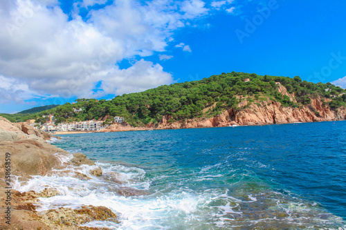 Seascape on the Calella coast, Costa Brava. © Geri_95