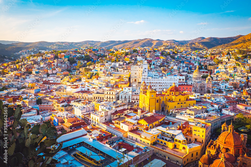 Magical Town Guanajuato in Mexico