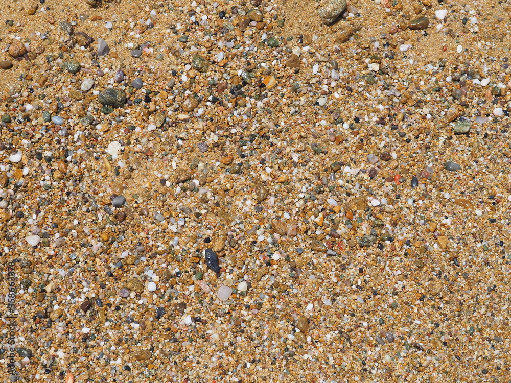 Sand of a beach on the island of Mykonos Sand of a beach on the island of Mykonos