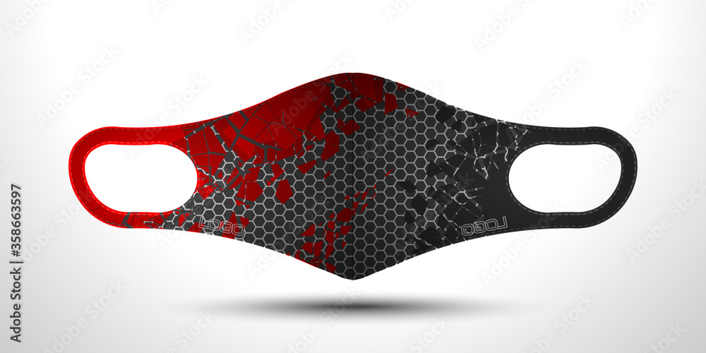 Scuba masker safety face design. Scuba masker safety face design.