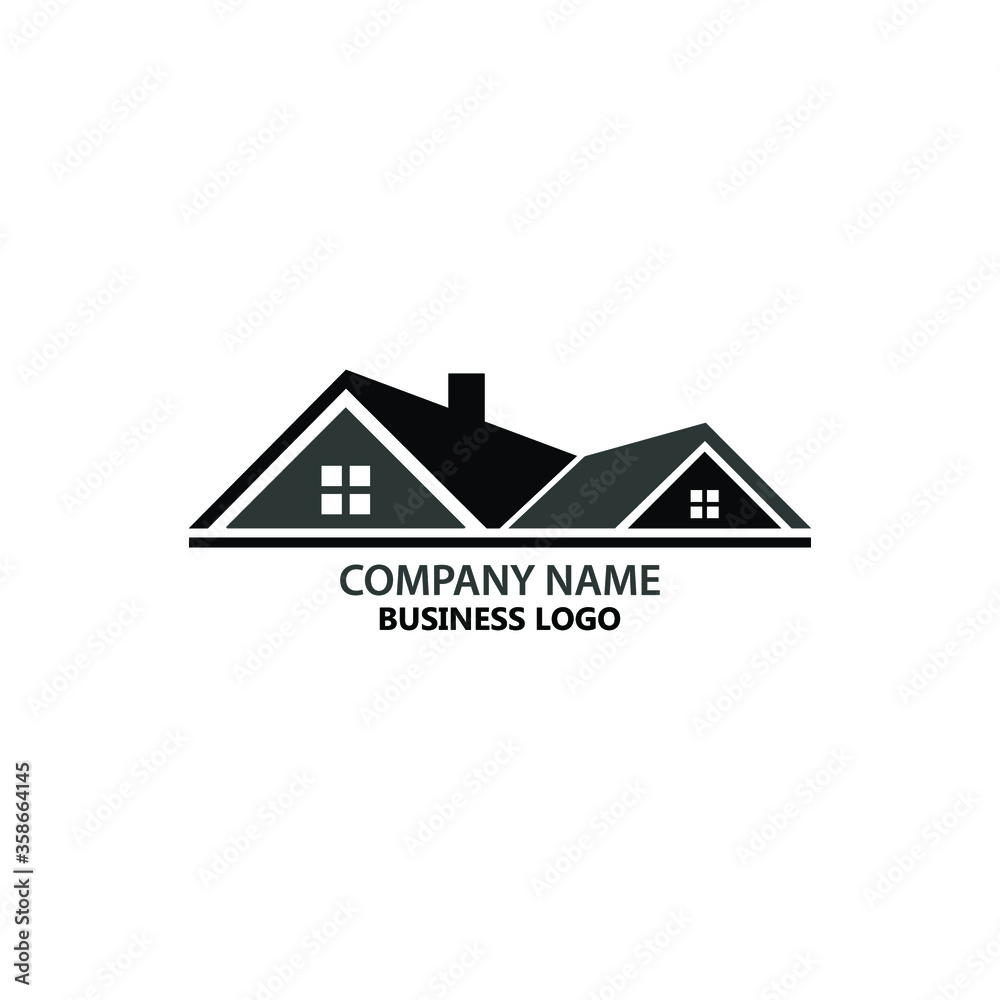 building business logo vector image