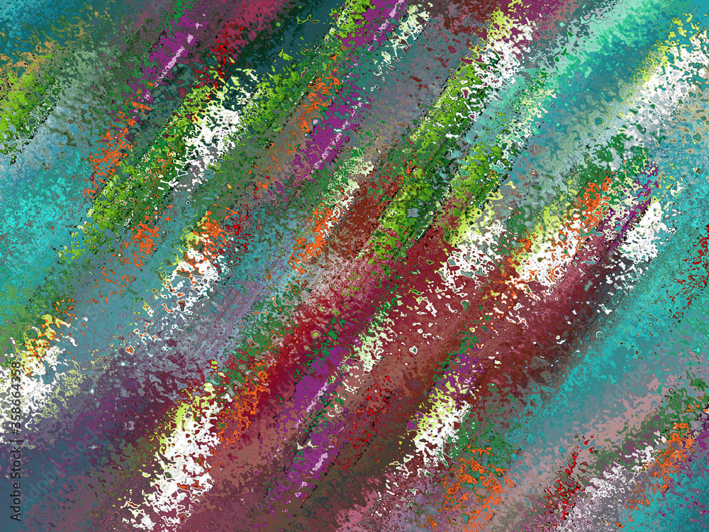 Fototapeta premium Pastel abstract colorful background with water drops