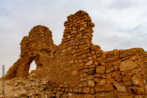 Walls in the El Meniaa's castle, El Golea oasis, Ghardaia Province, Algeria. photo