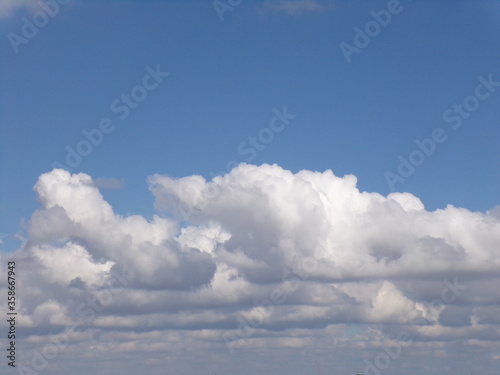 blue sky with clouds