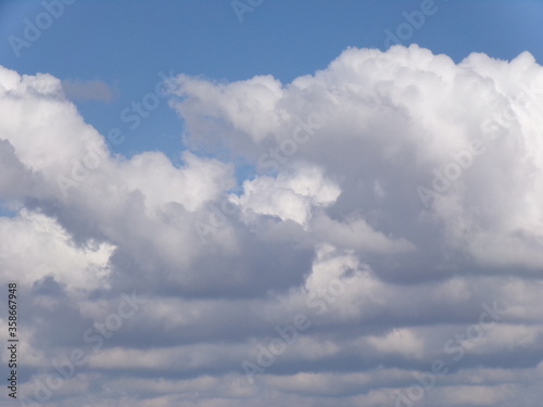 blue sky with clouds