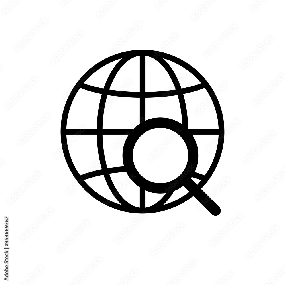 internet globe icon vector design template internet globe icon vector design template