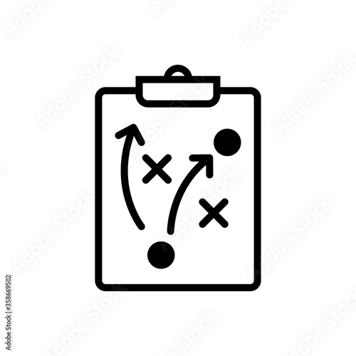 sport tactical board icon vector design template