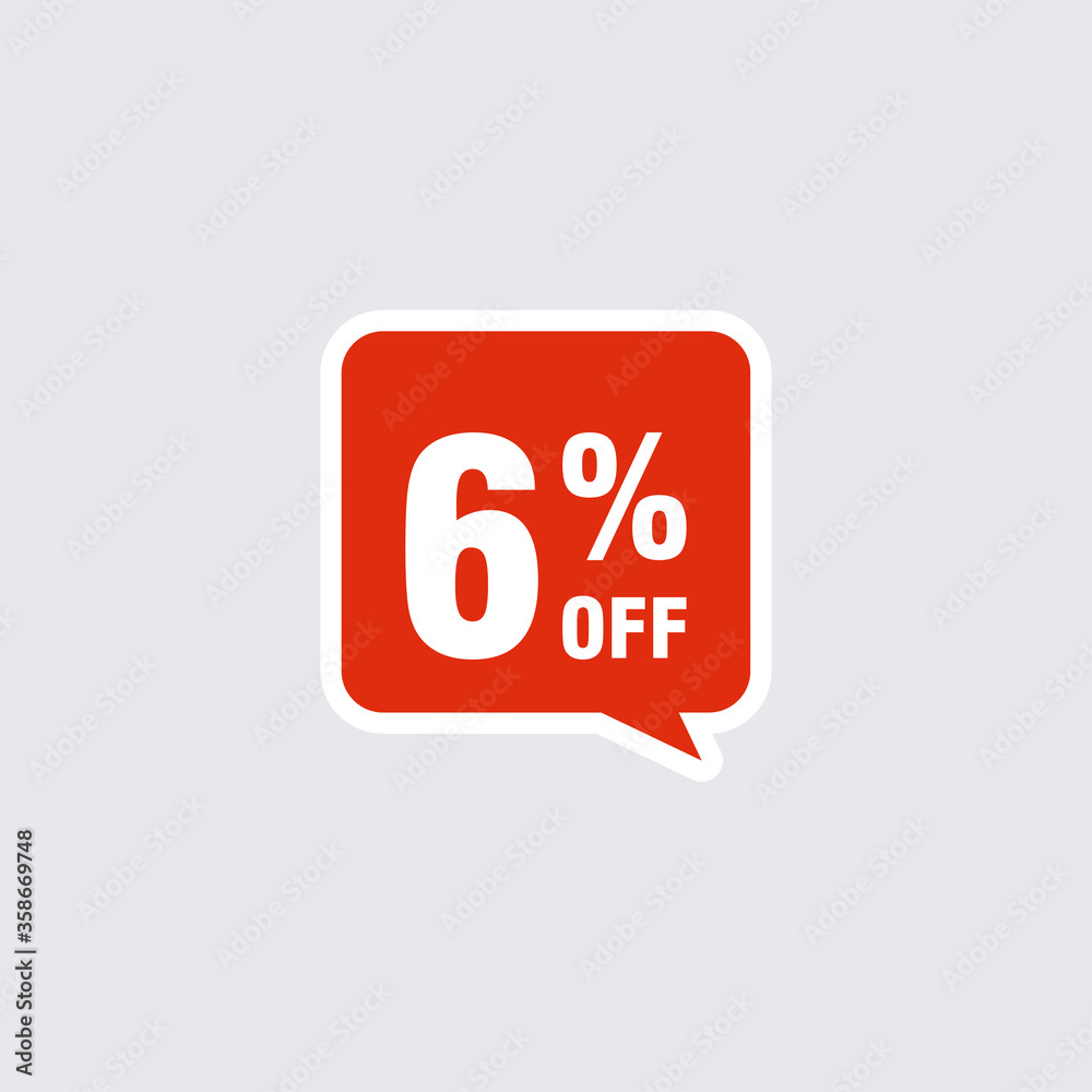 6 discount, Sales Vector badges for Labels, , Stickers, Banners, Tags, Web Stickers, New offer. Discount origami sign banner 6 discount, Sales Vector badges for Labels, , Stickers, Banners, Tags, Web Stickers, New offer. Discount origami sign banner