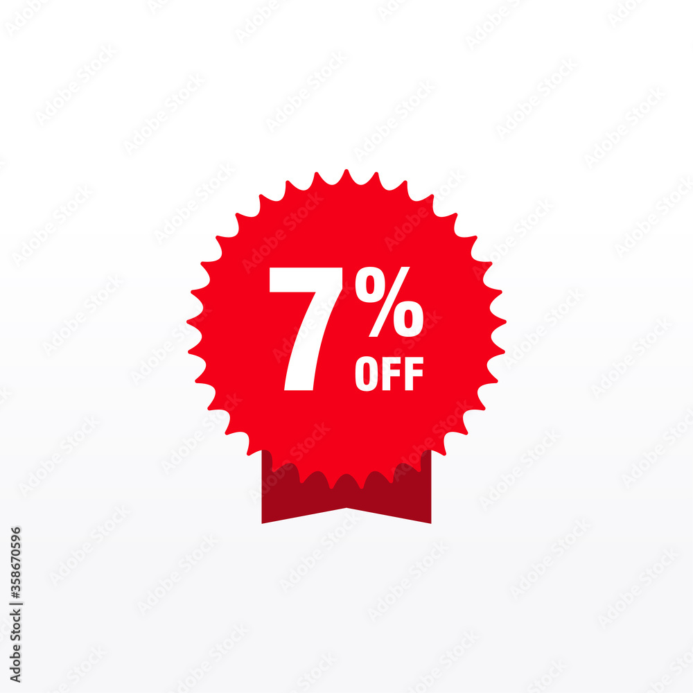 7 discount, Sales Vector badges for Labels, , Stickers, Banners, Tags, Web Stickers, New offer. Discount origami sign banner 7 discount, Sales Vector badges for Labels, , Stickers, Banners, Tags, Web Stickers, New offer. Discount origami sign banner