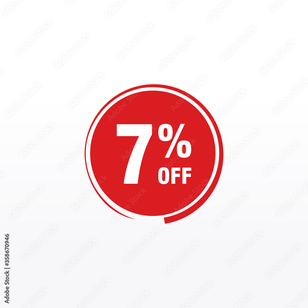 7 discount, Sales Vector badges for Labels, , Stickers, Banners, Tags, Web Stickers, New offer. Discount origami sign banner 7 discount, Sales Vector badges for Labels, , Stickers, Banners, Tags, Web Stickers, New offer. Discount origami sign banner
