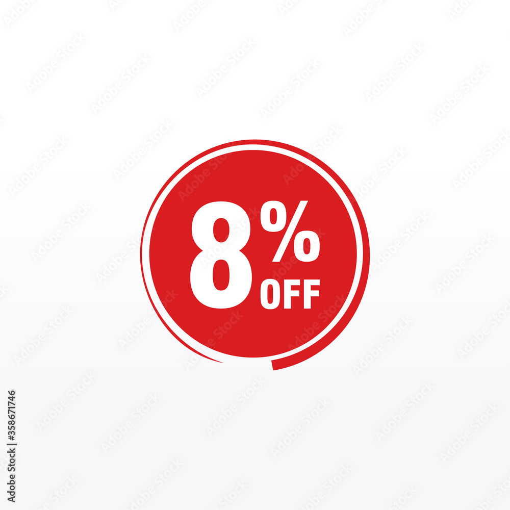 8 discount, Sales Vector badges for Labels, , Stickers, Banners, Tags, Web Stickers, New offer. Discount origami sign banner 8 discount, Sales Vector badges for Labels, , Stickers, Banners, Tags, Web Stickers, New offer. Discount origami sign banner