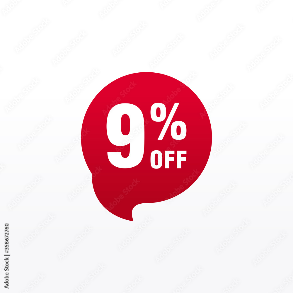 9 discount, Sales Vector badges for Labels, , Stickers, Banners, Tags, Web Stickers, New offer. Discount origami sign banner 9 discount, Sales Vector badges for Labels, , Stickers, Banners, Tags, Web Stickers, New offer. Discount origami sign banner
