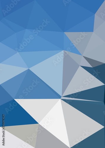 blue white colorful geometric shapes abstract background