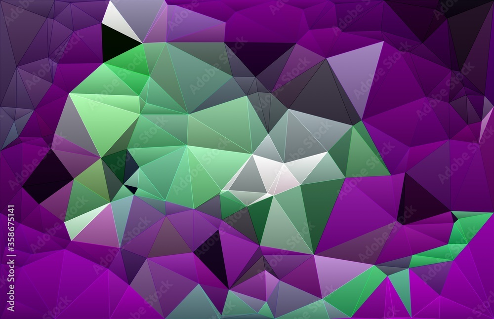 Fototapeta premium cyan magenta colorful geometric shapes abstract background