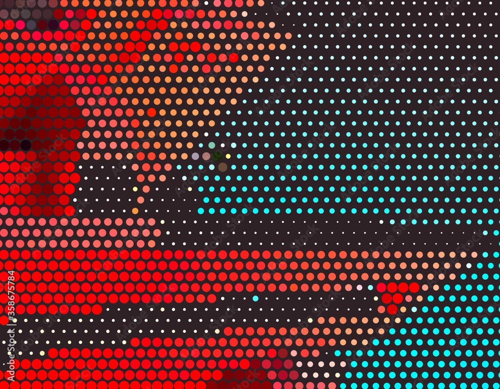 custom made wallpaper toronto digitalblue pink colorful geometric shapes abstract background