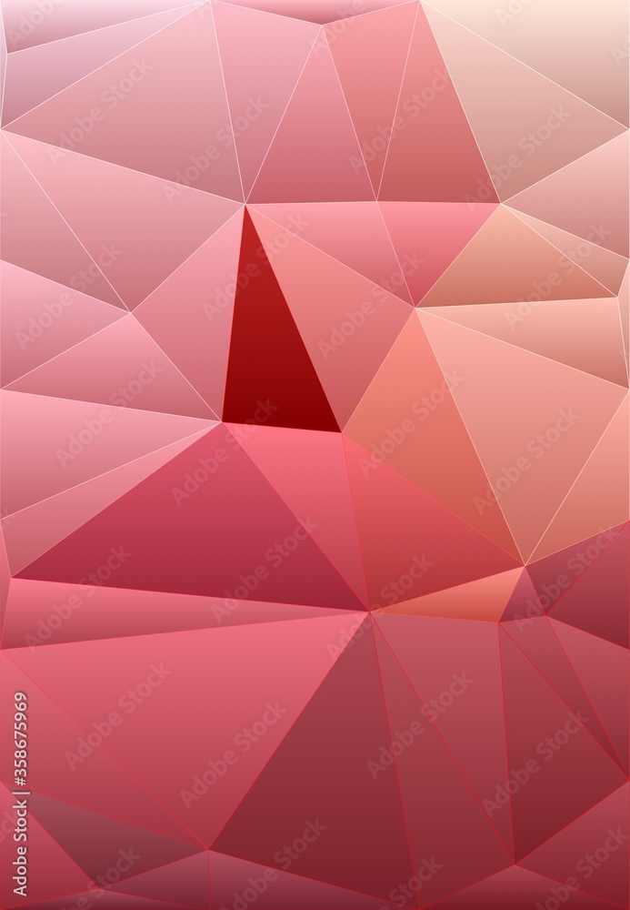 Fototapeta premium pink monochrome colorful geometric shapes abstract background