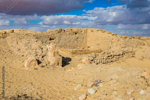 It's Ruins of the Temple of Ain-al-Muftella, Egypt