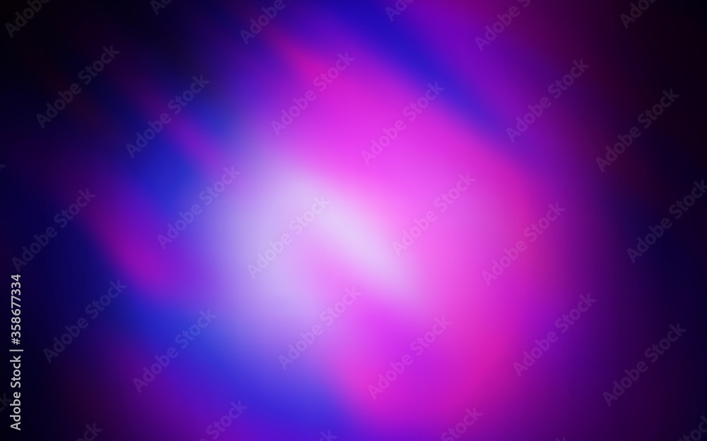 Dark Purple vector blurred bright pattern. Creative illustration in halftone style with gradient. Smart design for your work.