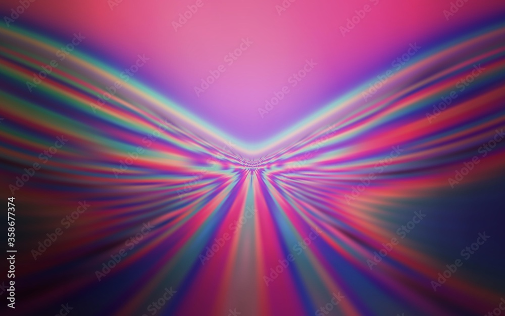 Light Purple vector texture with wry lines. A sample with colorful lines, shapes. A completely new design for your business.
