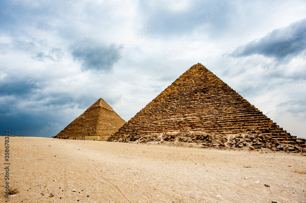 It's Ancient ruins of the Giza Necropolis, Giza Plateau, Egypt. UNESCO World Heritage It's Ancient ruins of the Giza Necropolis, Giza Plateau, Egypt. UNESCO World Heritage