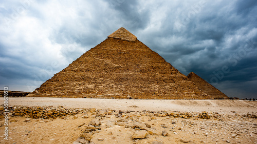 It s Great Pyramids at the Giza Necropolis  Giza Plateau  Egypt. UNESCO World Heritage