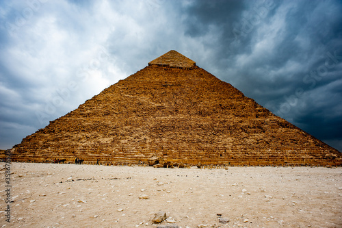 It s Great Pyramids at the Giza Necropolis  Giza Plateau  Egypt. UNESCO World Heritage