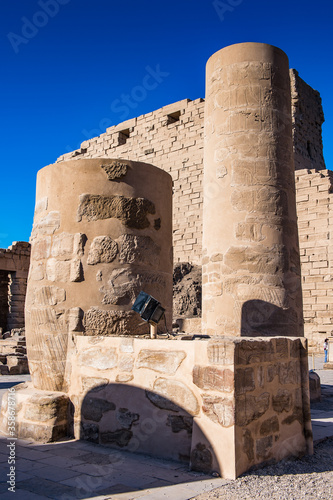 It s Part of the Karnak temple  Ancient Thebes with its Necropolis   the main place of worship of the eighteenth dynasty Theban Triad with the god Amun as its head.