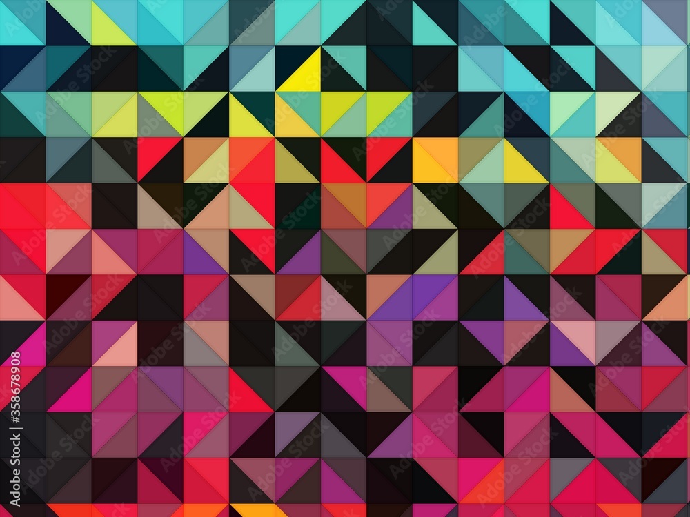 cyan blue red magenta geometric shapes abstract background cyan blue red magenta geometric shapes abstract background