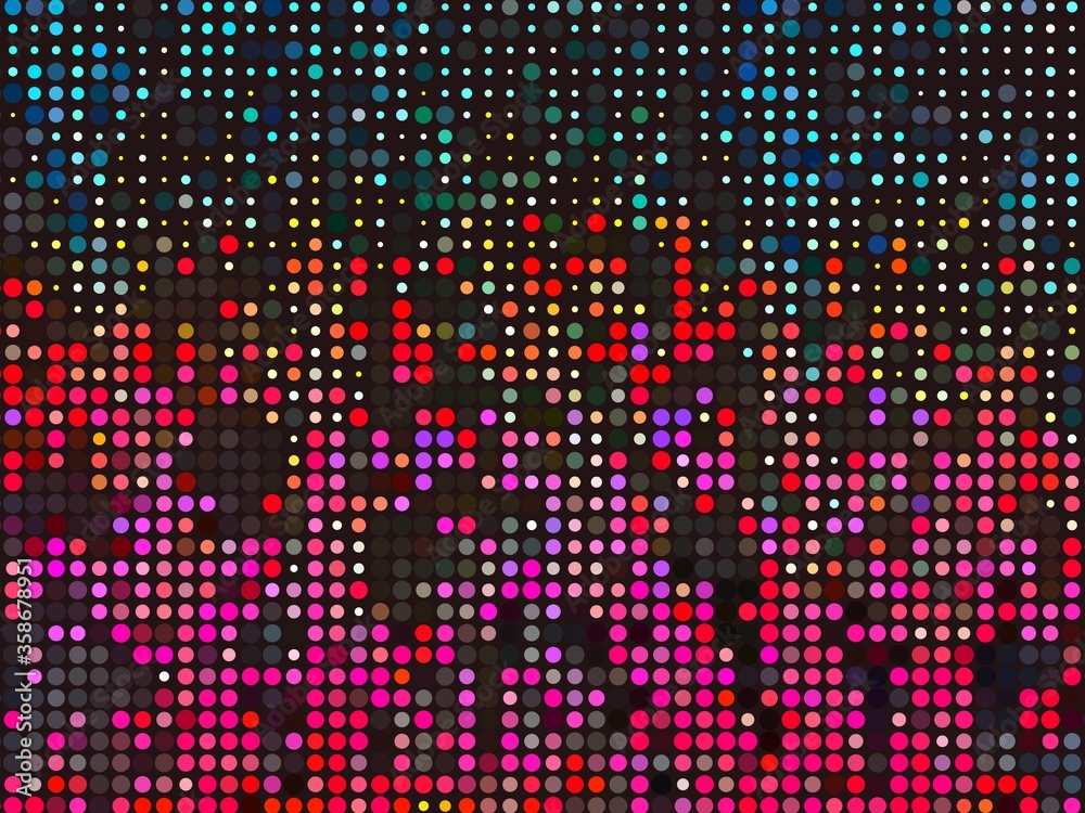 cyan blue red magenta geometric shapes abstract background
