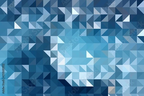 blue cyan geometric shapes abstract background