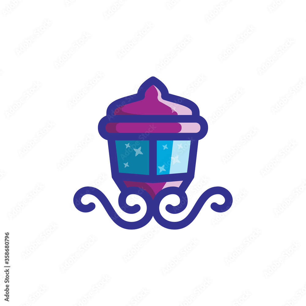 garden lamp icon glyph style design garden lamp icon glyph style design