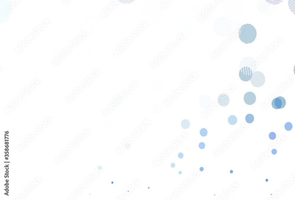 Light Pink, Blue vector layout with circle shapes.