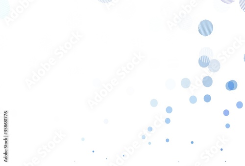 Light Pink, Blue vector layout with circle shapes.