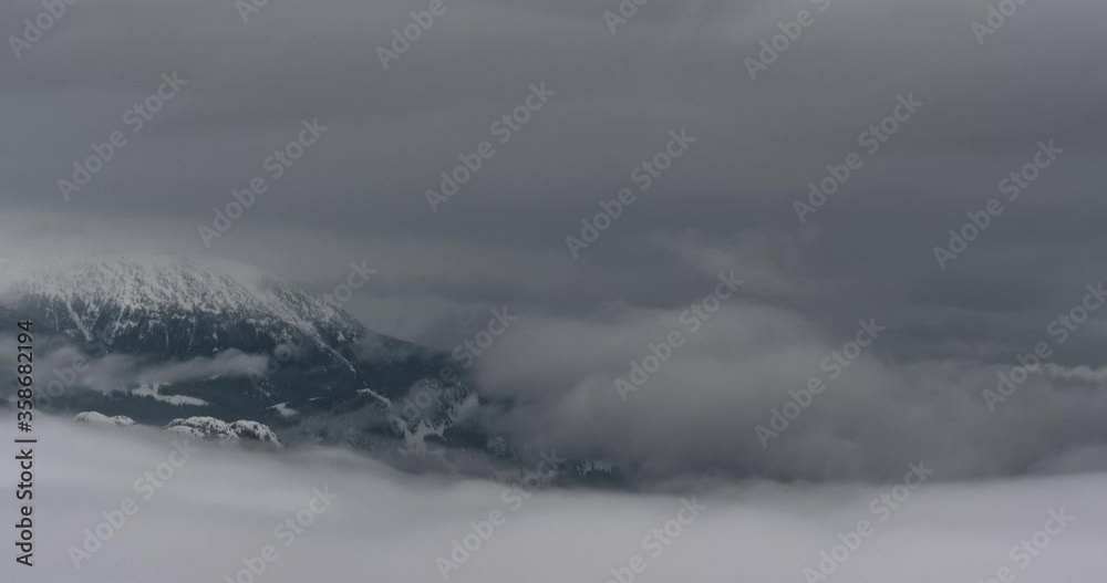 4K timelapse of mountain mist flowing through the Coastal Mountains, Garibaldi Provincial Park, British Columbia, Canada
4K timelapse of mountain mist flowing through the Coastal Mountains, Garibaldi Provincial Park, British Columbia, Canada