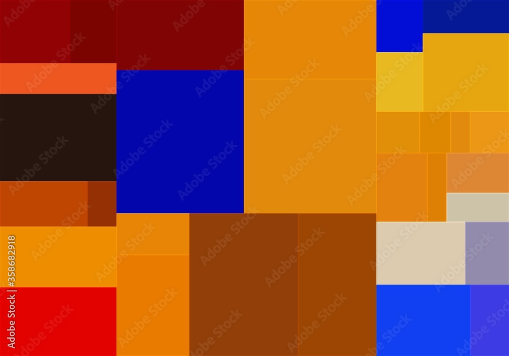 red yellow blue abstract geometric shapes background